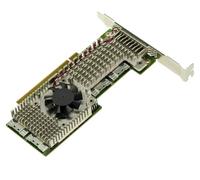 KALEA-INFORMATIQUE Scheda controller di tipo Switch PCIe 4.0 con 4 porte SFF-8654 8i per la replica di 2 porte Gen4 in x16 per GPU, applicazioni industriali, chipset Broadcom PEX88048.