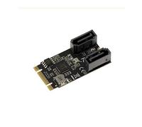 Scheda Controller M2 (M.2 Ngff ) - 2 Porte SATA - M2 B+M Key - JMB582 - Pcie 3.1