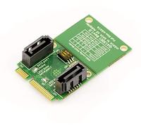KALEA-INFORMATIQUE Scheda Controller mSATA 2 Porte SATA 3.0 Raid 0 1 JBOD per Il Montaggio di Due Dischi SATA o SSD su Una Porta mSATA