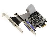 KALEA-INFORMATIQUE Scheda controller parallela PCI Express IEEE1284 LPT a due porte con chipset ASIX. Supporto SPP EPP ECP