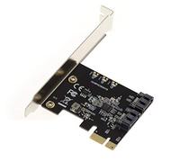KALEA-INFORMATIQUE Scheda controller PCI Express da PCIe tipo 3.0 a SATA a 2 porte con chipset JMB582 ad alto e basso profilo