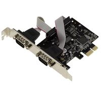 KALEA-INFORMATIQUE Scheda controller PCI Express PCIe a 2 porte seriali RS232 con chipset OXFORD OXPCIe952. Staffe a basso e alto profilo