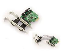 KALEA-INFORMATIQUE Scheda controller PCI Express PCIe Parallela IEEE1284 LPT SPP ECP e Seriale RS232 con Chipset ASIX