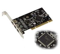 KALEA-INFORMATIQUE Scheda controller PCI Firewire 800 e 400 IEEE1394A e IEEE1394B su slot PCI a 2+1 uscite con chipset TI SN082AA2.