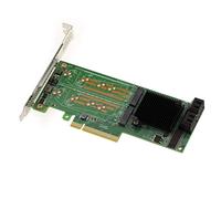 Mappa Pcie 4x SSD M.2 (M2 SATA) + 4x HDD SATA Lsi SAS 2008 Raid 0 1 10