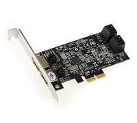 KALEA-INFORMATIQUE Scheda controller PCIe 4 + 2 porte SATA e eSATA 6G con chipset Marvell 88SE9230 con Raid 0 1 10 Hyperduo