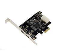 KALEA-INFORMATIQUE Scheda controller PCIe Firewire 800 IEEE1394B su porta PCI Express 1x 2+1 uscite con chipset TI XI02213AZAY