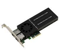 KALEA-INFORMATIQUE Scheda controller PCIe per PC o NAS con 2 porte di rete 2.5G RJ45 2.5 Gigabit Ethernet e 2 porte NVMe con chipset Intel I226.