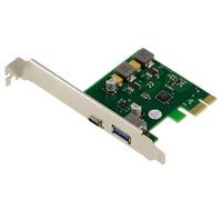 Kalea Informatique Scheda controller PCIe 2 porte USB 3.0 5G Tipo A e C, autoalimentata, FL1100