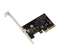 KALEA-INFORMATIQUE Scheda controller PCIe x4 a 1 porta USB 3.2 Gen 2x2 20G tipo C con chipset ASM3242. Profilo alto e basso