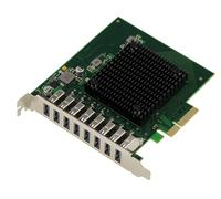KALEA-INFORMATIQUE Scheda controller PCIe x4 a 8 porte USB 3.0 5G di tipo A con supporto UASP e chipset Fresco Logic FL1100 e ponte PI7C9X2G608