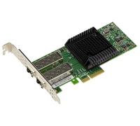 KALEA-INFORMATIQUE Scheda Controller PCIe x4 Rete LAN 10G Fibra SFP+ 2 porte con chipset MELLANOX X-4, Supporto RDMA, SR-IOV, PXE