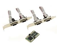 KALEA-INFORMATIQUE Scheda controller seriale Mini PCI Express 4 COM RS232 DB9 con chipset EXAR XR17V354