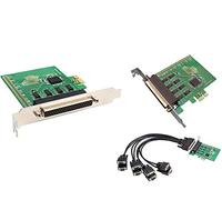 KALEA-INFORMATIQUE Scheda controller seriale PCIe con 8 porte COM RS232 UART con chipset EXAR XR17V358
