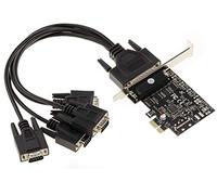 KALEA-INFORMATIQUE - Scheda controller Octopus seriale RS232 a 4 porte PCI Express (PCIE) - Chipset ASIX MOSCHIP 99100