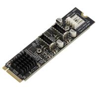 KALEA-INFORMATIQUE Scheda controller USB in formato M2 PCIe M Key 2 porte USB3.2 Gen 2x1 10G Tipo E con chipset ASM3142