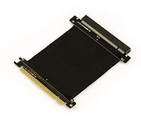 KALEA-INFORMATIQUE Slot di espansione PCI Express di tipo riser. Connettori PCIe x16 e cavo a nastro schermato semirigido da 15 cm.