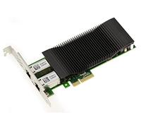 KALEA-INFORMATIQUE Scheda di rete con 2 porte Gigabit Ethernet RJ45 su slot PCIe x4. Power Over Ethernet PoE+ 30W con chipset I350, livello industriale