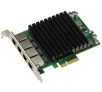 KALEA-INFORMATIQUE Scheda di rete industriale PCIe x4 4 porte RJ45 LAN GIGABIT ETHERNET 10 100 1000 con Quad Chipset Intel I82574 e Pont PLX PEX8608 20Gbps