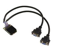 KALEA-INFORMATIQUE Scheda grafica VGA 1080p a 2 porte su porta mPCIe - MiniPCIe full size con chipset Silicon Motion SM750