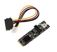 KALEA-INFORMATIQUE Scheda M2 PCIe M Key 2 Porte USB3 5G su connettore a 19 Pin e Tipo E Chipset USB 3.0 Via VLI VL805