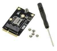 KALEA-INFORMATIQUE Scheda Mini PCIe a M.2 NVMe 2230 2242 e MicroSD TF | Consente di utilizzare contemporaneamente SSD M.2 NVMe in formato 2230/2242 e scheda MicroSD/SDXC/TF