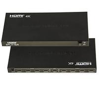KALEA-INFORMATIQUE Splitter Video HDMI di Tipo Splitter Che duplica in Modo identico 1 Sorgente di Ingresso su 8 uscite simultanee. Risoluzione 4K 2160x3840 a 30Hz, Supporto Immagini e Audio