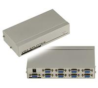 KALEA-INFORMATIQUE Splitter video VGA di tipo splitter che duplica in modo identico 1 sorgente di ingresso su 8 uscite simultanee. Larghezza di banda di 250 MHz