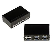 KALEA-INFORMATIQUE Splitter video VGA, duplica 1 sorgente di ingresso su 4 uscite simultanee. Larghezza di banda di 350 MHz