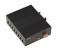 KALEA-INFORMATIQUE Switch di rete Gigabit Ethernet a 8 porte RJ45 10/100/1000 Mbps di livello industriale con montaggio su guida o su pannello piatto e alimentazione diretta tramite morsettiera