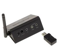 KALEA-INFORMATIQUE Trasmettitore audio wireless 2.4GHz per PC, qualità DVD 48Khz 16-bit, uscite a 4 canali e cuffie