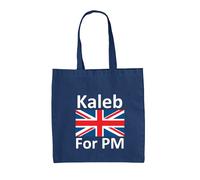 Kaleb For PM - Borsa Shopper In Tela Farm Clarkson Funny - Navy/Cotone 42x38cm