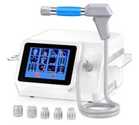 Kalecope Macchina per terapia ad onde d'urto per muscoli e articolazioni, ospite interamente in metallo per un'emissione di energia stabile e più forte, sicura e facile da usare, non invasiva, senza