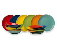 Kaleidos - Servizio piatti in Porcellana da 18 pz. ''ARCOBALENO MITIKA''