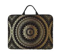 Kaleidoscope Mandala stampato 14" borsa per computer portatile - maniglia portatile e cerniera - ideale per viaggi, lavoro e ufficio