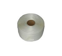 KALEMBAL Reggia 13 mm x 1100 m - Ultra resistente - Tessuto in poliestere da filo a filo - Bianco