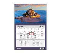 Kalendarz 2026 Jednodzielny Wzgórze Świętego Michała, Francja