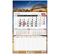 Kalendarz 2026 jednodzielny z planem zajęć Sidney KTJ4 V1