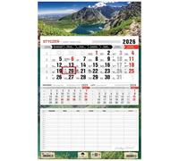 Kalendarz 2026 jednodzielny z planem zajęć Tatry KTJ4 V2