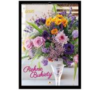 Kalendarz 2026 ścienny A2 Piękne Bukiety