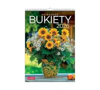 Kalendarz 2026 ścienny A3 Bukiety