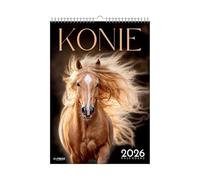 Kalendarz 2026 ścienny A3 Konie