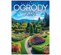 Kalendarz 2026 ścienny A4 Ogrody