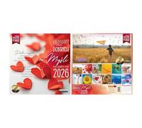 Kalendarz 2026 Ścienny Classic Dobrych Myśli Polski Kalendarz 2026 Organizer Terminarz Datownik