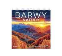 Kalendarz 2026 ścienny kwadrat Barwy Natury
