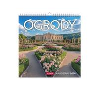 Kalendarz 2026 ścienny kwadrat Ogrody