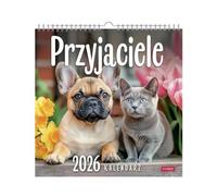 Kalendarz 2026 ścienny kwadrat Przyjaciele