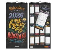 Kalendarz 2026 Ścienny Pialla Najfajniejszej... Polski Kalendarz 2026 Organizzatore Terminarz Datownik