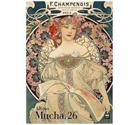 Kalendarz Mucha 2026 A3 wzór 1