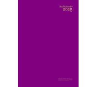 Kalender 2025 Buchkalender a5 Quer Format: Lila - Wochenplaner 1 Woche Auf 2 Seiten - Taschenkalender Deutsch - Klein - Mit Datum, Jahreskalender, ... Ohne Zeit - Für Frauen & Männer & kinder.